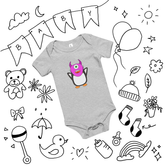 Pink Oogie Penguin Monster Mash