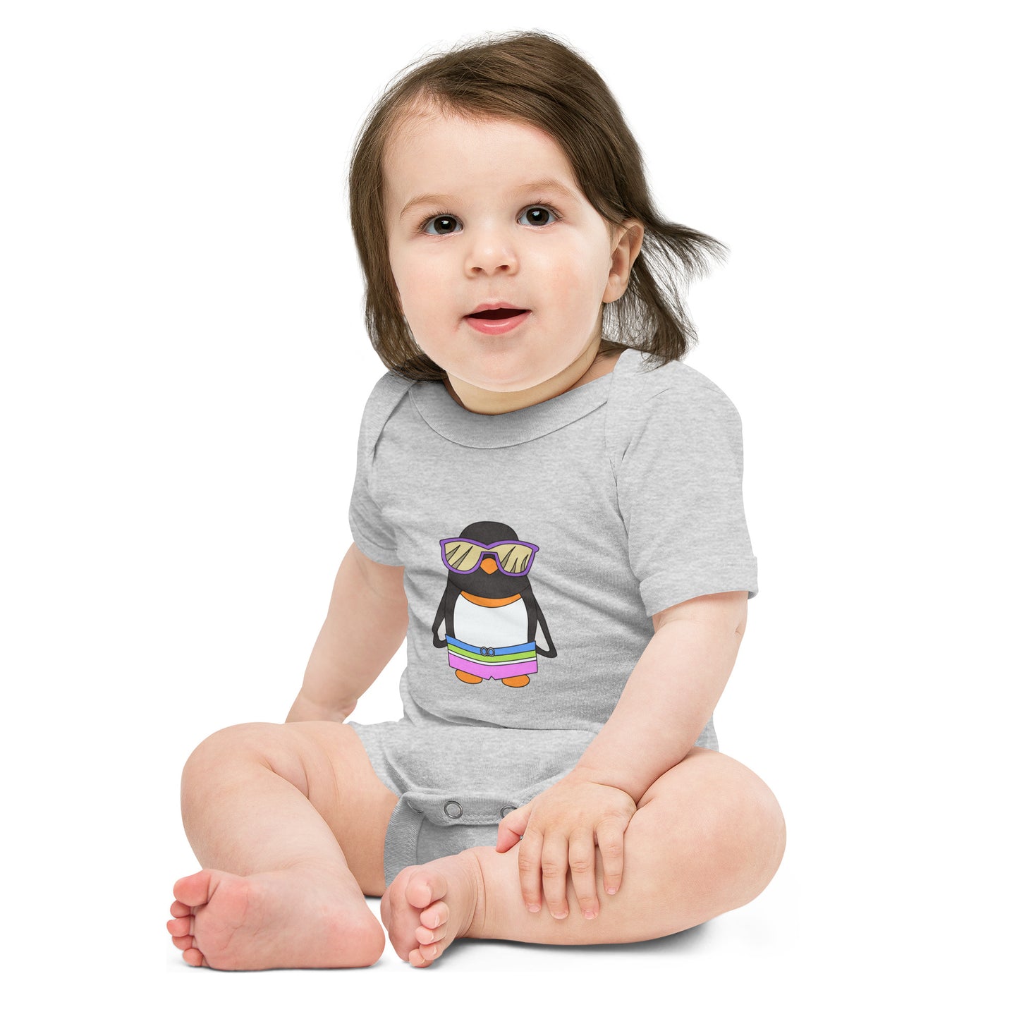 Kanoa Surfer Boy baby short sleeve one piece